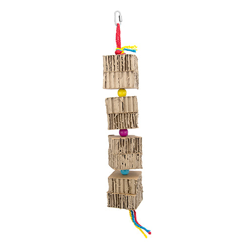 Bird Toy Destructive - Shredz Cardboard Tower x 4
