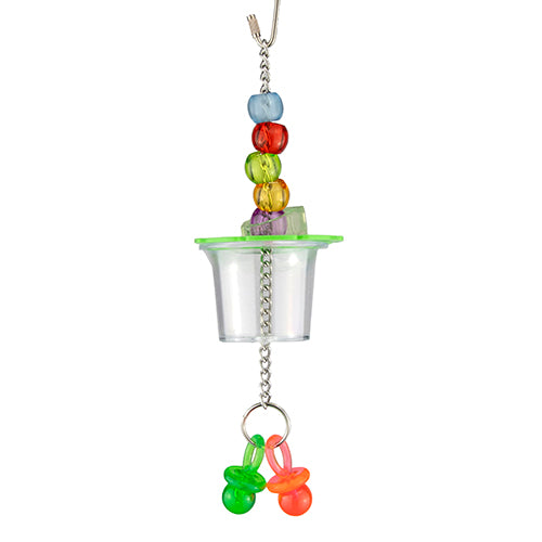 Bird Toy - Interactive - Foraging 1 Cup With Beads