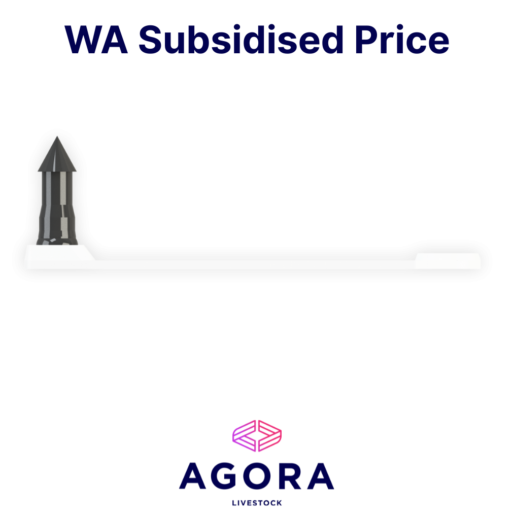 Leader Products Mulltipin NLIS EID Sheep Ear Tags - White (WA Subsidised)