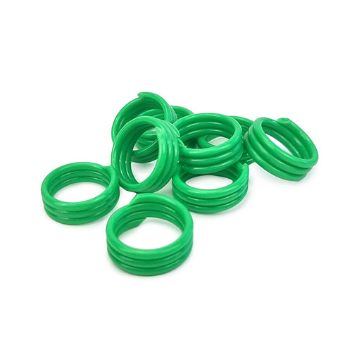 Spiral Leg Bands - Green (20)