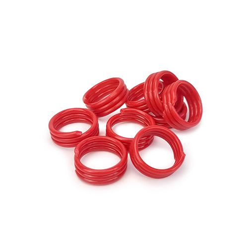 Spiral Leg Bands - Red (20)