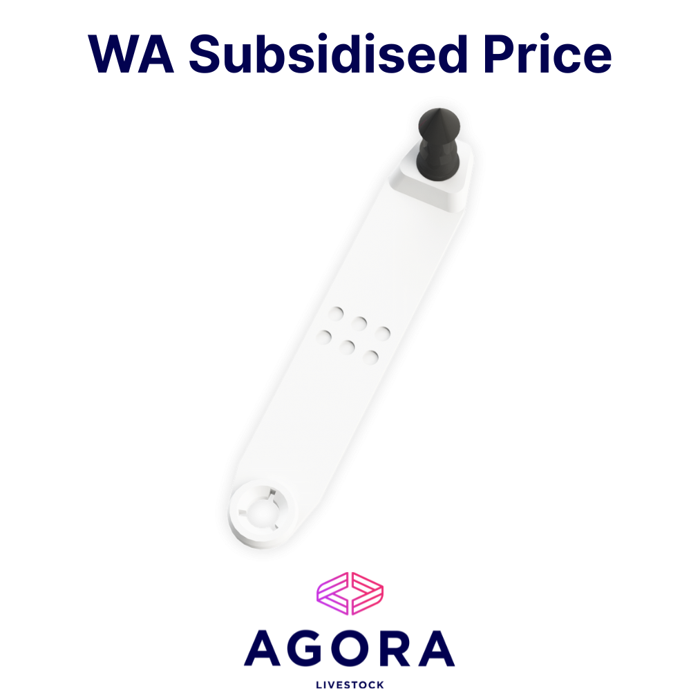 Leader Products Mulltipin NLIS EID Sheep Ear Tags - White (WA Subsidised)