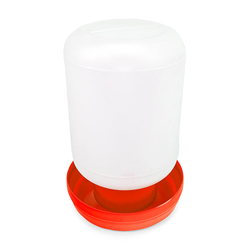 Poultry Drinker - Straight - 4.5 Litre - Red