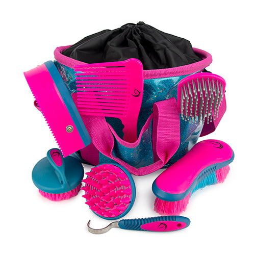 Grooming Kit - Glitter - Blue/Pink