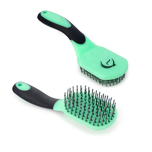 Mane & Tail Brush -  Mint/Grey