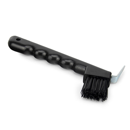 Hoof Pick With Brush - Black