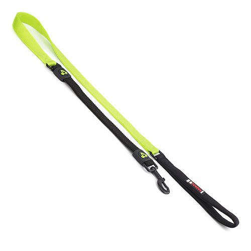 Nylon Dog Lead Premium with Shock Absorb - 2.5cm x 120cm Green