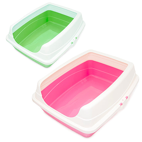 Cat Litter Box with Rim