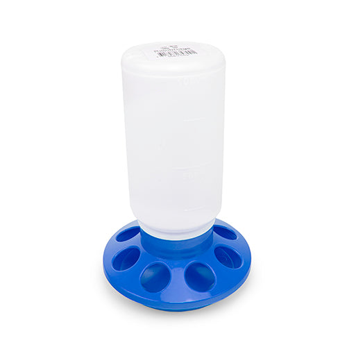Poultry Feeder Straight - 1kg - Blue