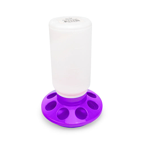 Poultry Feeder Straight - 1kg - Purple