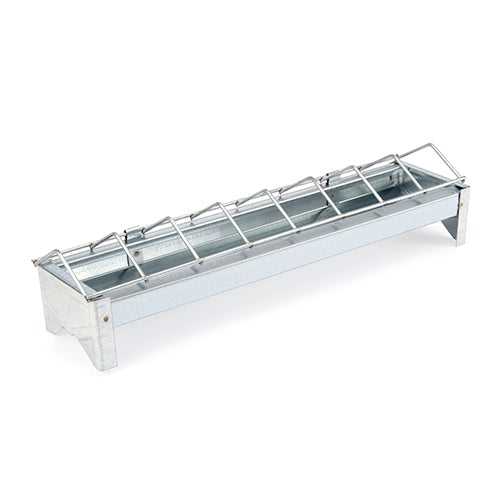 Galvanised Feed Trough Chicks - 30cm