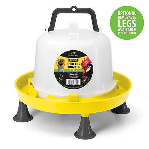Supreme Poultry Drinker with Handle - 5 Litre