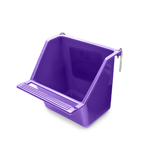 Coop Cups Plastic with Perch - Small 7cm Purple