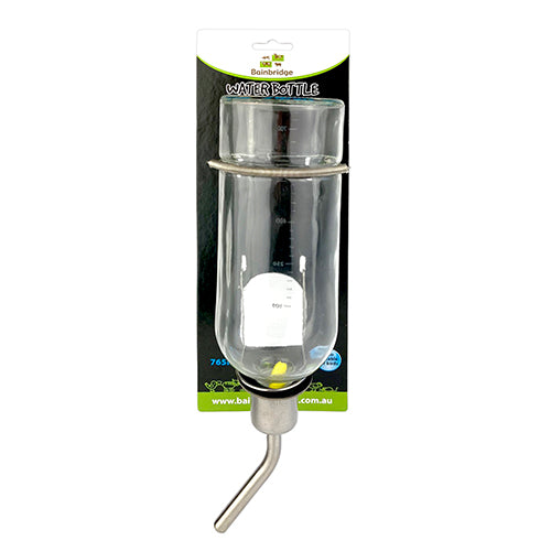 Glass Water Bottle Small Animal - 765ml