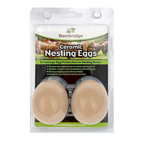 Nesting Eggs - Ceramic (Supplied in 2 Pack)