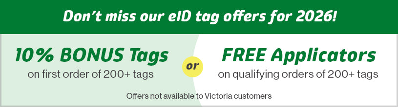 Shearwell Sheep NLIS EID Sheep & Goat Ear Tags