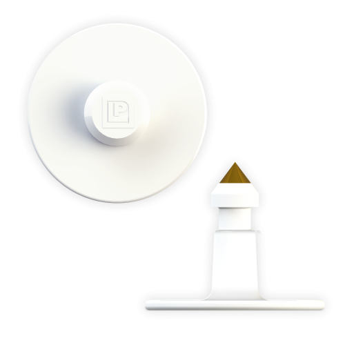 Enviro / Button Male White NLIS EID Cattle Tag