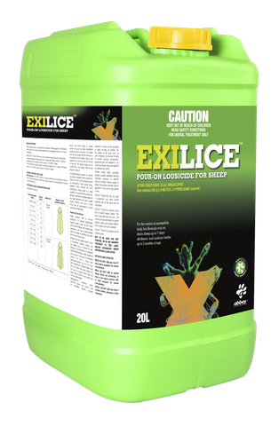 EXILICE™ Pour-On Lousicide for Sheep