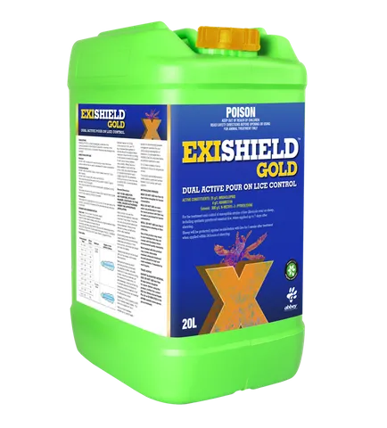 EXISHIELD™ GOLD Dual Active Pour-On Lice Control for Sheep