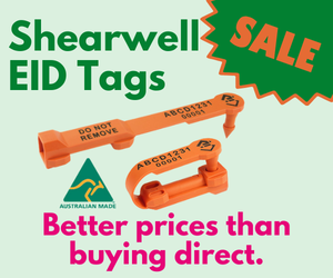 Shearwell NLIS EID Sheep Ear Tags
