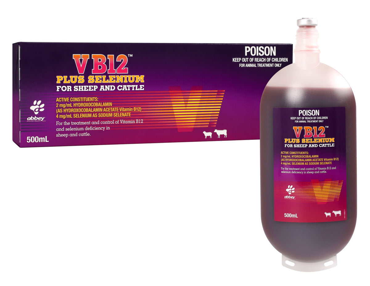 VB12™ Plus Selenium Injection for Sheep and Cattle