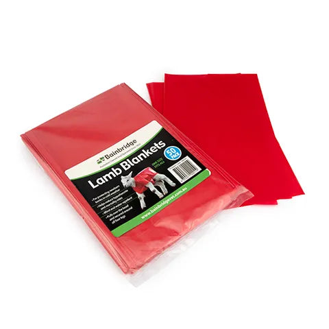 Lamb Blankets - Plastic - 50 Pack