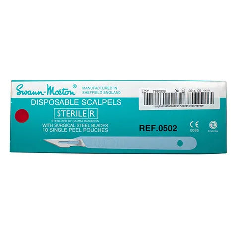 Scalpel Disposable Box of 10